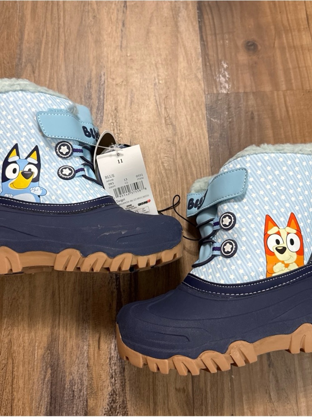 Kids Bluey Winter Boots